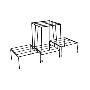 Soporte para macetas, estantes para plantas con 6 niveles y 2 ganchos, soporte para plantas de 150 cm de altura, estante para flores para balcón interior, estante para suelo - Product Image 4