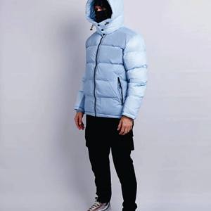 Chaqueta acolchada con capucha Ripstop cortavientos personalizada de la temporada de invierno con logotipo personalizado del fabricante para hombre - Product Image 5