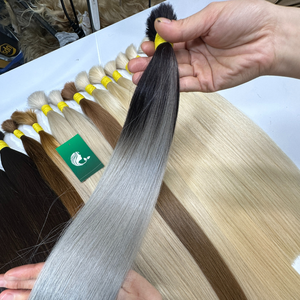 Top Qualité Cuticules Alignés Naturel Brésilien Cheveux Extension En Gros Cru Indien Cheveux En Vrac Non Transformés - Product Image 3