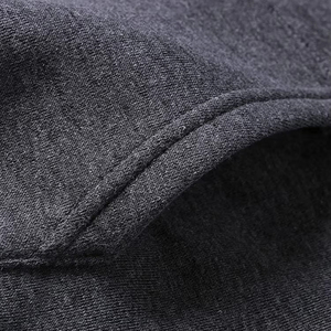 Respirant confortable hommes Streetwear à capuche imprimé Jogging survêtement deux pièces couleur unie 100% coton OEM personnalisé - Product Image 4