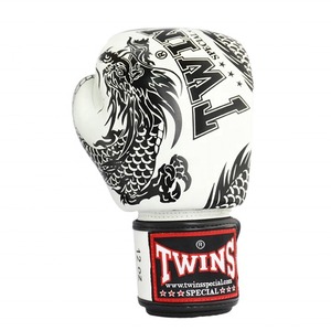 New Design Dragon Twins Boxing Muay Thai <b>Gloves</b> Real Cowhide Leather Training Sparing Fighting <b>Gloves</b> Strap Closure - Product Image 5
