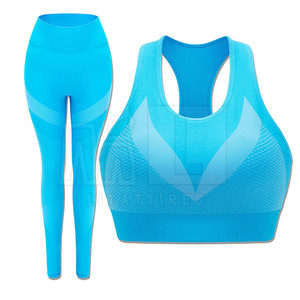 Ensemble de yoga pour femmes de quantité minimale de commande basse dernier style vente directe d'usine ensemble de yoga pour femmes ensemble de yoga de haute qualité - Product Image 1