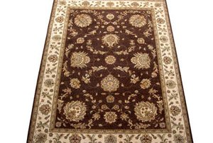 Alfombra Moderna de Lujo Indo-Nepalí, Tejida a Mano, con Diseño Floral, de Algodón Lavable, 9x12, Alfombra de Látex Personalizada al por Mayor para el Hogar - Product Image 3