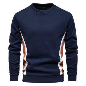 Sweat-shirt de sport pour homme, coupe classique, manches longues, col rond, imprimé numérique, 100% coton, molleton uni, pour l'hiver - Product Image 3