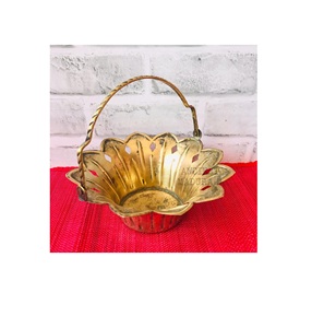 Nouveau Design 2024 bol à fruits en métal cadeaux d'affaires personnalisé moderne fer Bronze fini bol pour fleur décoration de la maison - Product Image 6