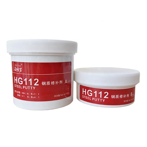 Mastic époxy à deux composants en fonte robuste pour la réparation rapide et <span class=keywords><strong>permanente</strong></span> des métaux, adhésif, 1 lb, boîte - Product Image 3