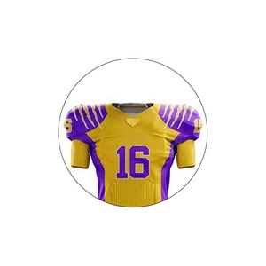 Meilleures ventes Uniforme de football américain léger et confortable Vêtements de sport personnalisés Nouveau look Tops en polyester imprimés - Product Image 2