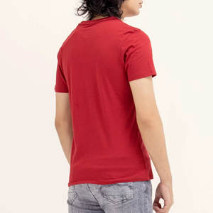 T-shirt en coton de qualité supérieure Personnaliser l'impression Logo T-shirt respirant à col rond pour hommes T-shirt en coton à manches courtes et col rond - Product Image 3