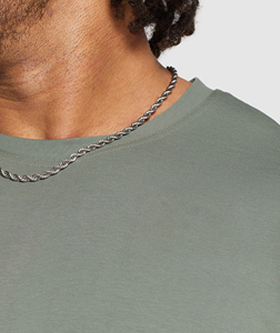 Venta al por mayor personalizado hombres camiseta suave 100% calidad suave camisetas lisas de gran tamaño - Product Image 3