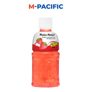 MoguMogu Thailand Exclusive New Arrival 320ml 100% Purity Grape Concentrate with Nata De Coco Filtered Coconut <b>Jelly</b> Bottle - Product Image 2