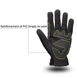Venta caliente Guantes de seguridad mecánicos de alta calidad 2024 Nuevo estilo Antideslizante Guantes DE TRABAJO mecánicos Guantes de cuero de Pakistán - Product Image 5