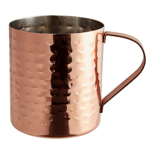 Cobre Moscú Mula Taza Beber Martillado 350ml 12oz Cerveza Taza Metal Acero Inoxidable Taza Vino Jugo Taza - Product Image 5