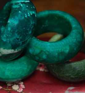 Ronds de serviette, ronds de serviette en rotin, ronds de serviette en osier, décor de table - Product Image 2