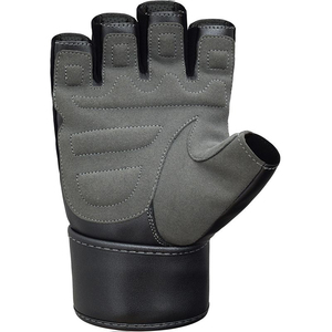 Vente en gros Gants de cyclisme unisexes à demi-doigts avec logo personnalisé Gants d'exercice en cuir pour sports de plein air pour les courses de vélos et la salle de sport - Product Image 4