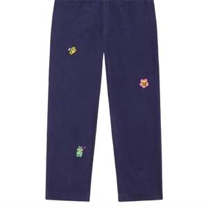Pantalon en velours côtelé brodé pour hommes et femmes-Pantalon en velours côtelé élégant avec broderie et patchwork uniques, idéal - Product Image 4