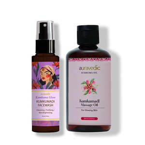 Ensemble de soins de la peau à base de plantes Radiance Duo, crème éclaircissante pour le visage avec de la niacinamide, de l'acide hyaluronique, à base d'eau, pour les enfants, usage domestique - Product Image 1