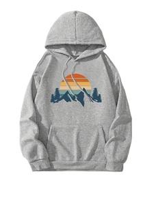 Sudadera con capucha para mujer con estampado de Mountain & Sun Sudadera con cordón elegante con bolsillo de canguro espacioso Sudadera súper suave para Casual Chic - Product Image 5