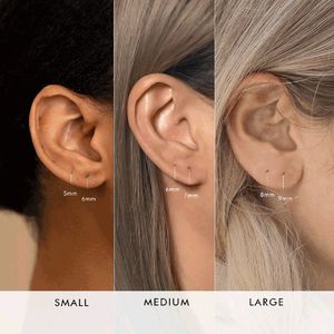 HOVANCI Super Thin <strong>Earring</strong> <strong>Hoop</strong> for Making Jewelry 1.2mm Sleeper <strong>Tiny</strong> Stainless Steel Huggie <strong>Hoop</strong> <strong>Earrings</strong> Kids - Product Image 6