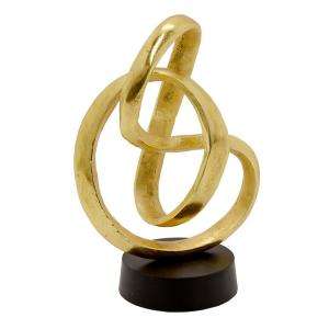 Sculpture décorative en aluminium vintage avec finition argentée et socle en marbre Sculpture personnalisée pour la décoration intérieure - Product Image 6