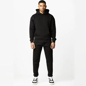 ชุดวอร์มผ้าคอตตอนสำหรับผู้ชายชุดวอร์มแบบสวมหัวทำจากโรงงาน - Product Image 1