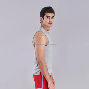 เสื้อกล้ามเล่นกล้ามเนื้อคอตตอนสำหรับผู้ชายเสื้อออกกำลังกายเล่นยิมฟิตเนสพิมพ์ลายกำหนดเองได้สินค้ามาใหม่2025 - Product Image 3