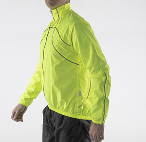 Vêtements de travail de sécurité respirants réfléchissants haute visibilité Manteau de pluie Impression de logo personnalisé Construction imperméable 100% polyester - Product Image 3