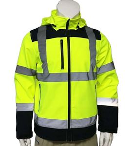 Vêtements de travail pour hommes de haute qualité, vêtements de travail de sécurité haute visibilité, veste réfléchissante, veste de travail de sécurité d'hiver en gros, veste de chantier - Product Image 1