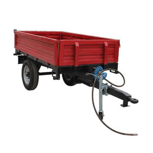 Machine agricole Petite remorque à benne basculante montée sur tracteur agricole Remorque à benne basculante 3 tonnes à vendre - Product Image 1