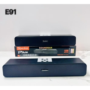 Barre de son sans fil Aosenwell E91 5W, enceinte portable longue et fine avec micro intégré, BT5.3, intérieur/extérieur - Product Image 4