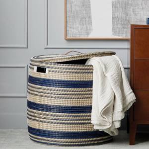 Panier de rangement pour placard en gros, paniers en herbe de mer tissés à la main, organisateur en herbe de mer très vendu - Product Image 6