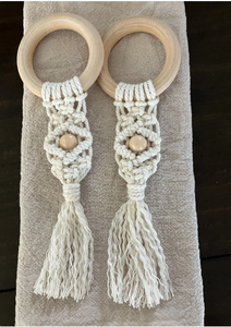 Anneau de serviette macramé - Product Image 3