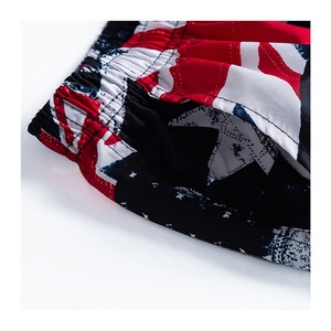 Short de bain OEM High Street pour hommes, meilleure qualité, tenue décontractée, en nylon imprimé avec logo et motif solide, short de natation pour le sport - Product Image 4