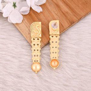 Pendientes de Moda para Mujer, Recién Llegados, Pendientes de Botón de Latón Chapados en Oro, Joyería Sencilla, Pendientes de Moda para Boda, Regalo para Aniversario - Product Image 6