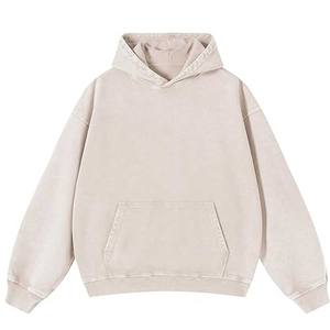 เสื้อฮู้ดสวมหัวของผู้ชายเสื้อสเวตเชิ้ตผ้าฝ้าย100% นิ่มพิเศษซักกรดออกแบบสำหรับฤดูหนาวตามสั่ง - Product Image 4