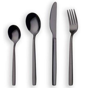 Modern Silverware Stainless Steel Set Wedding Spoon Fork Knife Flatware Set of 3 - Product Image 3