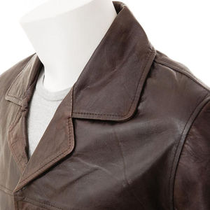 Chaqueta acolchada de cuero hecha a medida para mujer, chaqueta de invierno - Product Image 1