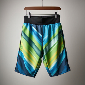 Collants de compression élastiques à 4 sens pour hommes, shorts d'entraînement et de fitness solides, shorts de compression à couche de base à sublimation personnalisables - Product Image 2