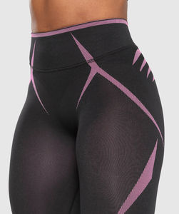 Leggings pour femmes à la mode en gros, hiver, sans couture, décontractés, antibactériens, respirants, taille mi-haute, longueur genou, serrés, sport, yoga - Product Image 3