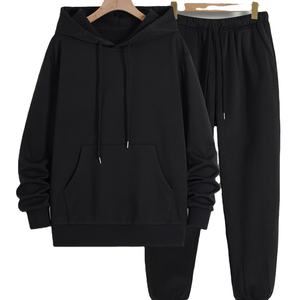 Ensemble de jogging deux pièces long pour femme, personnalisé, en molleton de coton, avec personnalisation complète du logo - Product Image 1