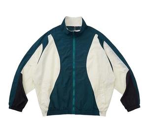 Chaqueta cortavientos de nailon arrugado ligera personalizada OEM para hombre, chaqueta deportiva con cremallera para correr, chaqueta impermeable a prueba de viento para adultos - Product Image 6