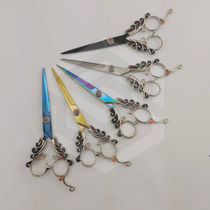 ชุดแต่งผมของผู้ชายใบมีดสแตนเลสกรรไกรตัดผมใบมีดบาง - Product Image 3