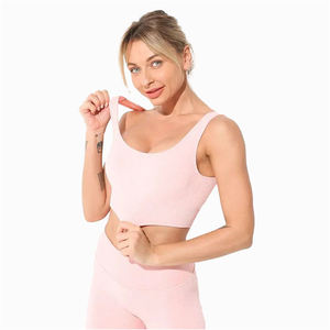 Manufacture Custom Logo Athletic Wear Women High Impact Sports Gym Yoga Wear Plus Size Sports Action <b>Top</b> Fitness Set - Product Image 2