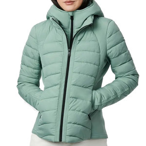 High Quality Ladies White Duck down Jacket <b>Bubble</b> Hooded Long Padding Women Quilted <b>Coat</b> with Stand Collar Puffer <b>Coat</b> - Product Image 1