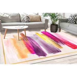 Tapis imprimé moderne doré : antidérapant, design 3D, extérieur, mariage, tapis en chenille - Product Image 2