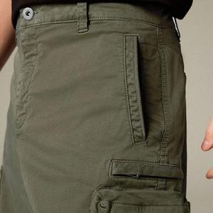 2025 New Fashion Customizable Men's <b>Cargo</b> <b>Shorts</b> Solid Pattern Polyester/Cotton Casual Style <b>Elastic</b> <b>Waist</b> Digital Custom - Product Image 3