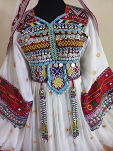 Afghani Vantage Coins Work Party Vestido de novia Tradición afgana Traje a juego hecho a mano para parejas y niños - Product Image 6