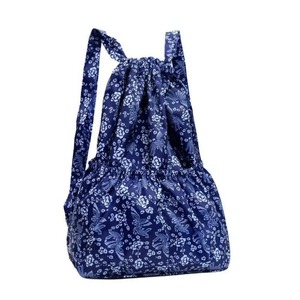 กระเป๋าเป้สะพายหลังอเนกประสงค์พิมพ์ลายดอกไม้, กระเป๋าไนล่อนกันน้ำกระเป๋าช้อปปิ้งแบบพกพาและกีฬาสำหรับสาววัยรุ่น - Product Image 1