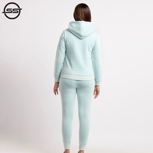 Conjunto Deportivo Informal con Capucha, Sudadera y Pantalones Deportivos, Cómodo para Uso Diario, Trajes Deportivos para Mujer 100% - Product Image 3
