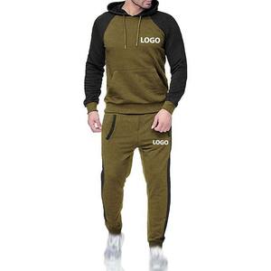 Premium Custom Jogger Hoodie Set Chándal Cheep Price Transpirable Winter Men's Sweatsuit Jogging Suit - Product Image 1