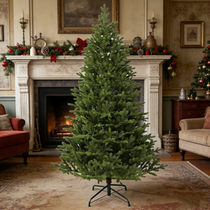 <span class=keywords><strong>Sapin</strong></span> de Noël artificiel pré-éclairé pour l'intérieur et l'extérieur, <span class=keywords><strong>sapin</strong></span> réaliste avec lumières <span class=keywords><strong>LED</strong></span> blanc chaud, support métallique, résistant aux intempéries - Product Image 2